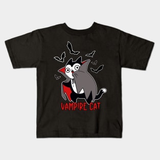 Vampire Cat Kids T-Shirt